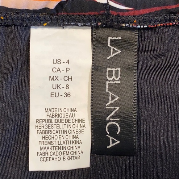 La Blanca shirred band hipster bikini bottom - Picture 4 of 5